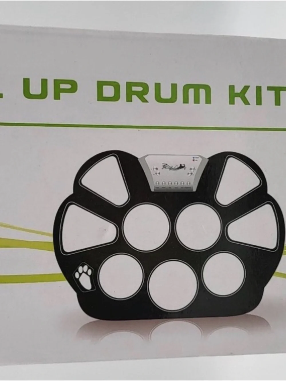 Eoncore Portable Roll-Up Drum Kit w/ Pedals and Sticks